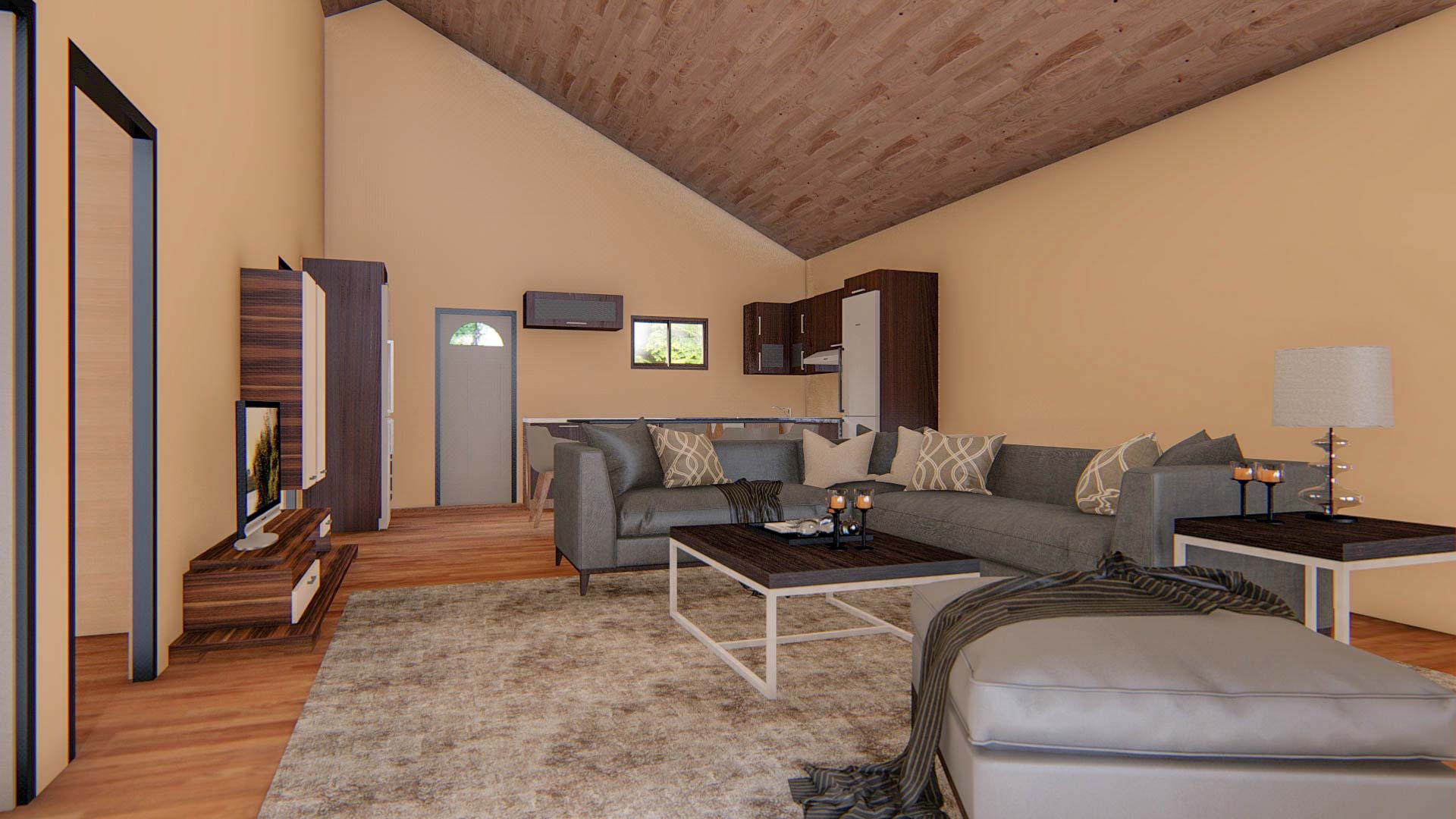 twin villas Living 1